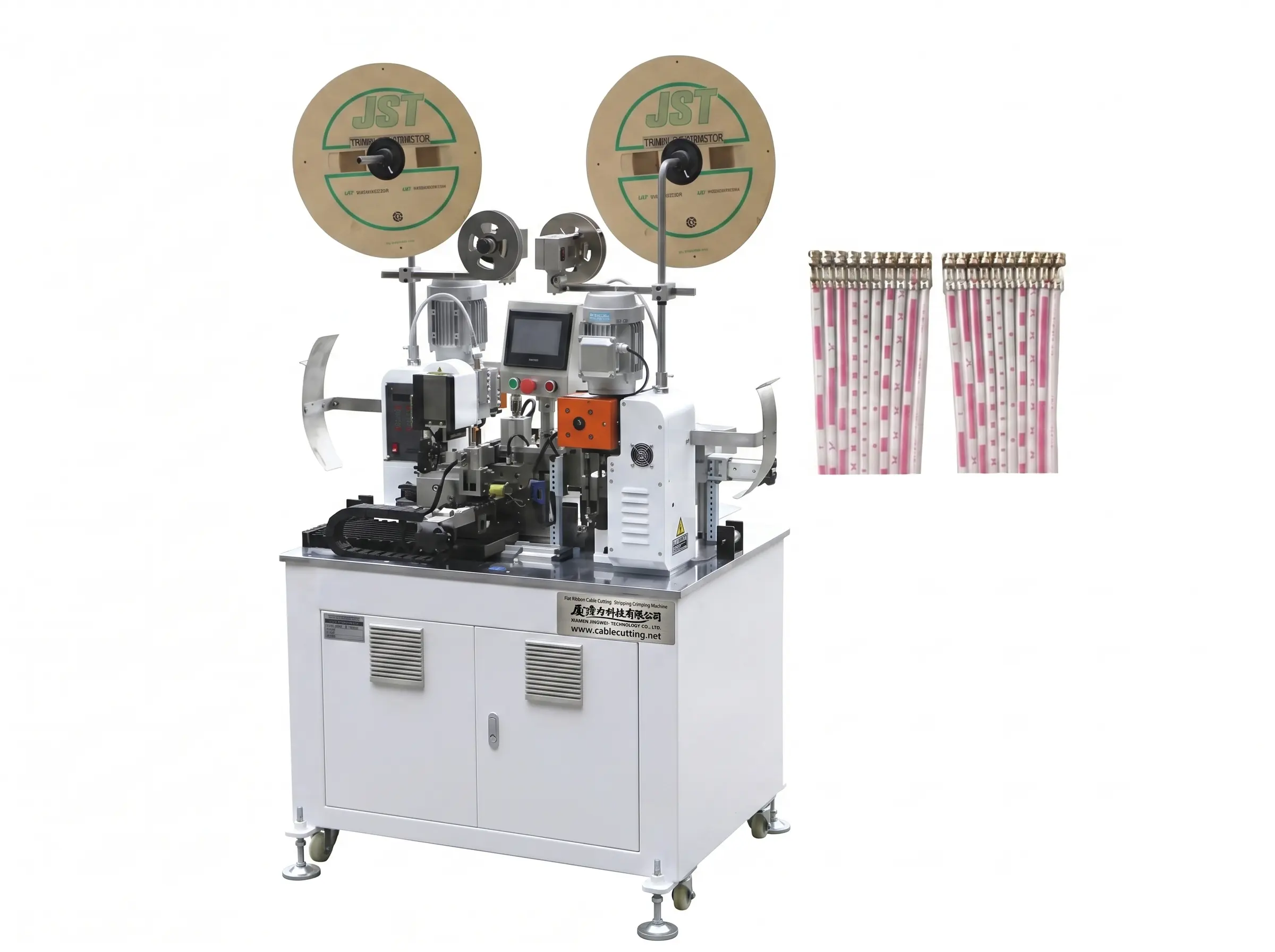 เครื่อง Crimp สายแบนอัตโนมัติสองหัว WPM-SP20