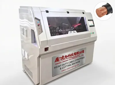 เครื่องปอกตัดสายเคเบิลงานหนักอัตโนมัติ WPM-10-300mm และ WPM-10-400mm