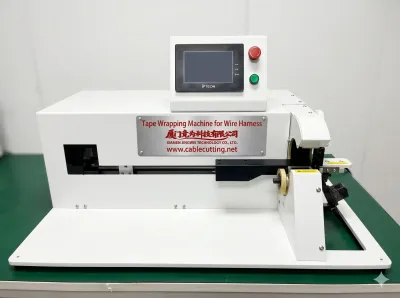 เครื่องพันเทปอัตโนมัติความเร็วสูงสำหรับสายไฟและสายเคเบิล WPM-302