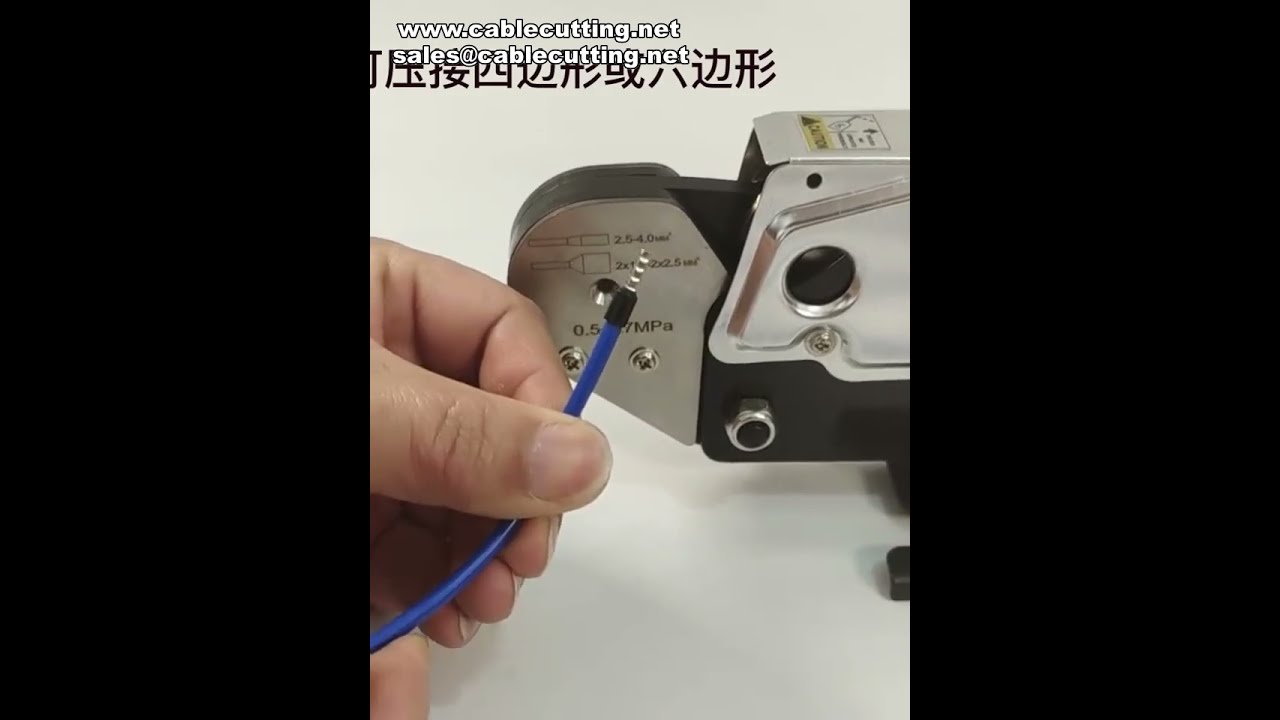 เครื่อง crimping ท่อลมปรับได้สำหรับขั้วต่อสายไฟ | โรงงาน เครื่องจักร DIY