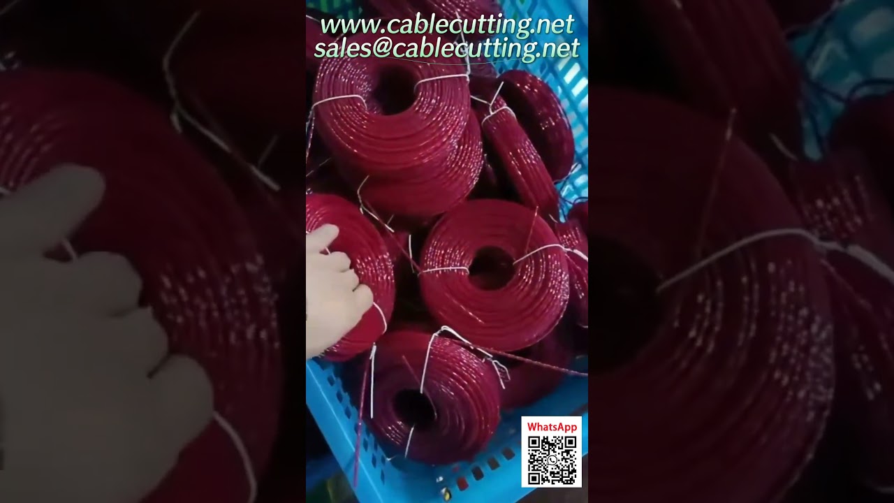 เครื่องม้วนและบรรจุสายตัดหญ้าอัตโนมัติ ประสิทธิภาพสูง