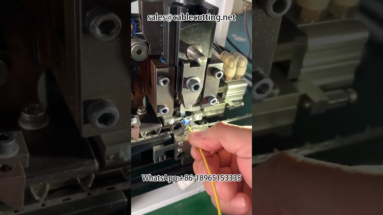 เครื่องจักรอัตโนมัติตัดปอกและ crimp ขั้วต่อสายไฟในเครื่องเดียว | เพิ่มประสิทธิภาพการผลิต