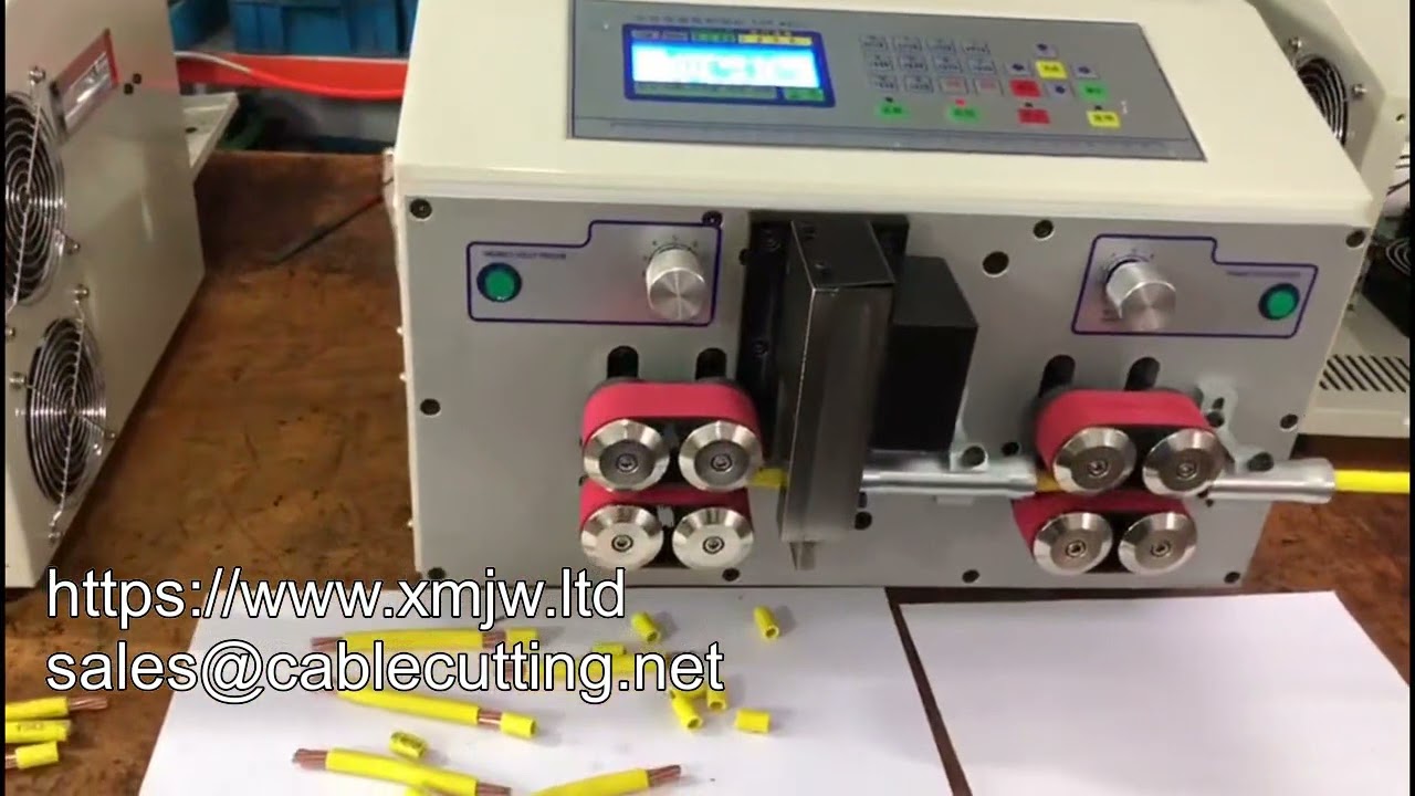 WPM 04xl เครื่องตัดและปอกสายทองแดงขนาดใหญ่อัตโนมัติความแม่นยำสูง