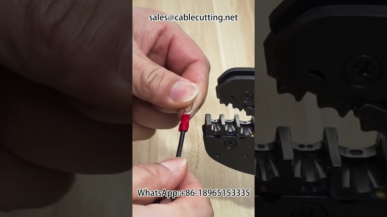 เครื่อง crimping ขั้วต่อไฟฟ้าอัตโนมัติ รองรับทุกประเภท #อัตโนมัติ