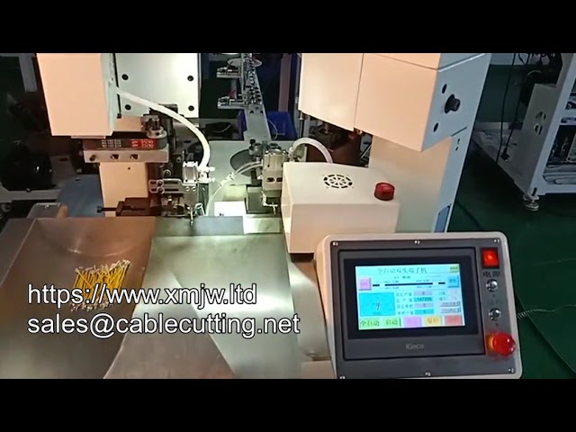 เครื่องย้ำสายไฟอัตโนมัติสองปลายพร้อมกัน รุ่นประสิทธิภาพสูง
