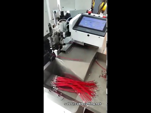 เครื่อง crimping ขั้วต่ออัตโนมัติเต็มรูปแบบ เครื่องตัด ลอก และ crimping สายไฟอัจฉริยะ