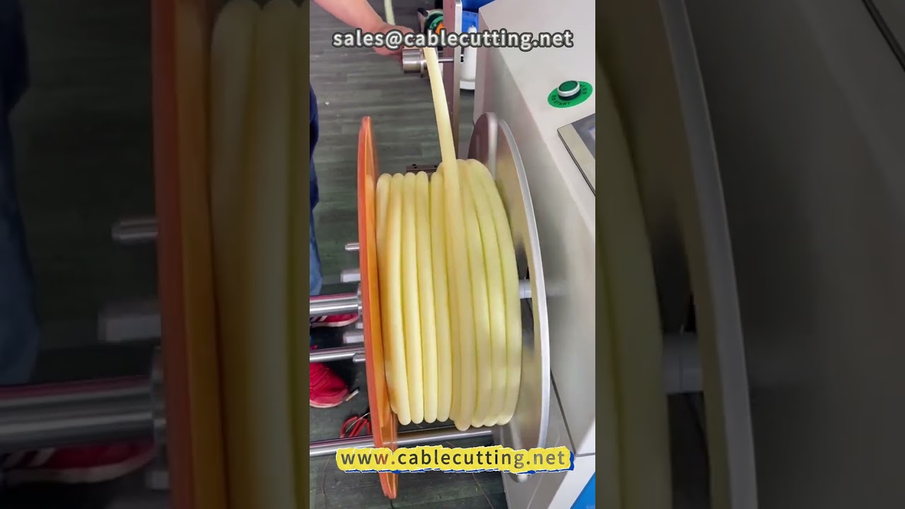 เครื่องม้วนท่อลม (Bellows) อัตโนมัติจัดเรียงสำหรับงานสายไฟ | #เครื่องม้วน #Bellows #สายไฟ