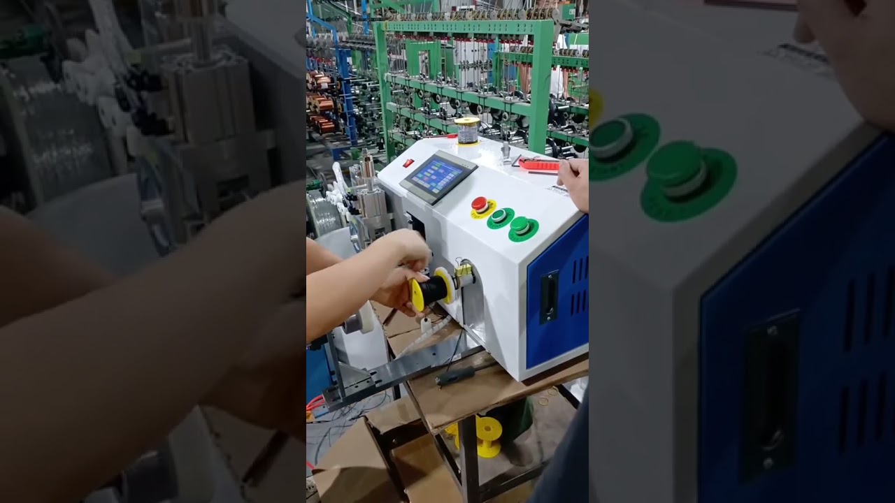 เครื่องม้วนสายไฟตั้งโต๊ะขนาดกะทัดรัด แม่นยำ เร็ว เรียบร้อย