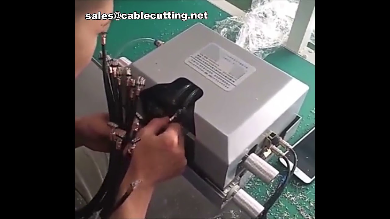 เครื่องปอกสายไฟหลายแกนและสายเคเบิลแบบขนาน | เครื่องปอกสายข้อมูล VGA DVI คุณภาพสูง