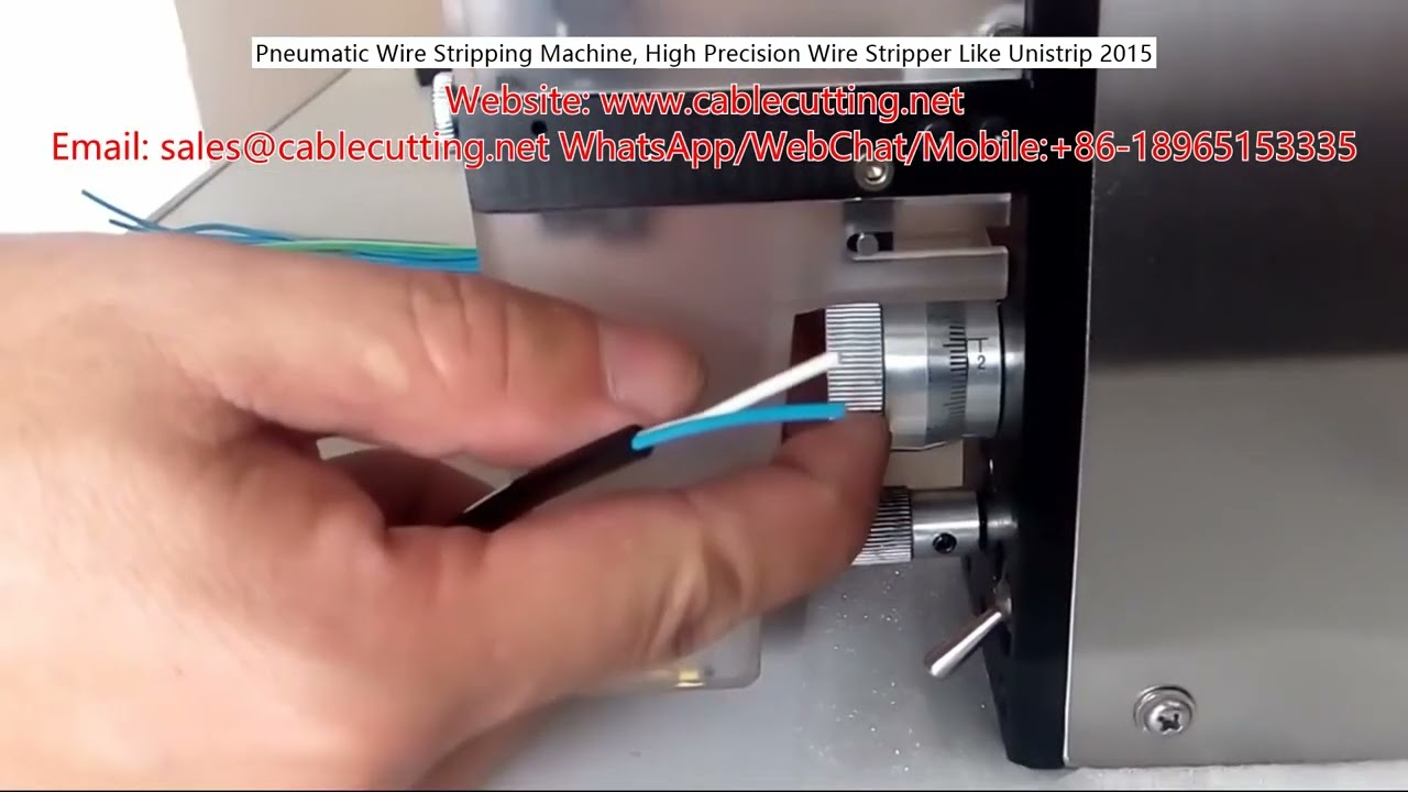 เครื่องปอกสายไฟลมความแม่นยำสูง | Pneumatic Wire Stripper สำหรับโรงงานอัตโนมัติ