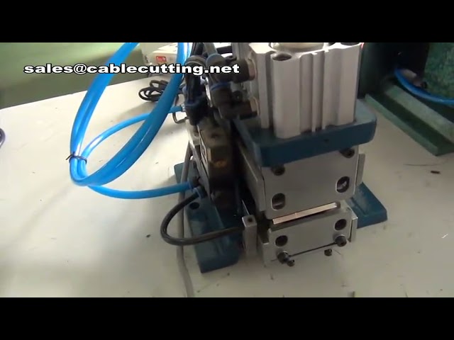 เครื่องปอกสายไฟอัตโนมัติ Pneumatic Peeling Machine – ปอกสายเคเบิลเร็ว แม่นยำ ใช้งานในโรงงาน