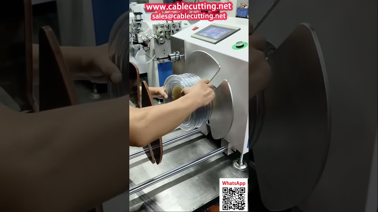 เครื่องม้วนท่อPVCอัตโนมัติพร้อมระบบจัดแนวความเที่ยงตรงสำหรับท่ออ่อน