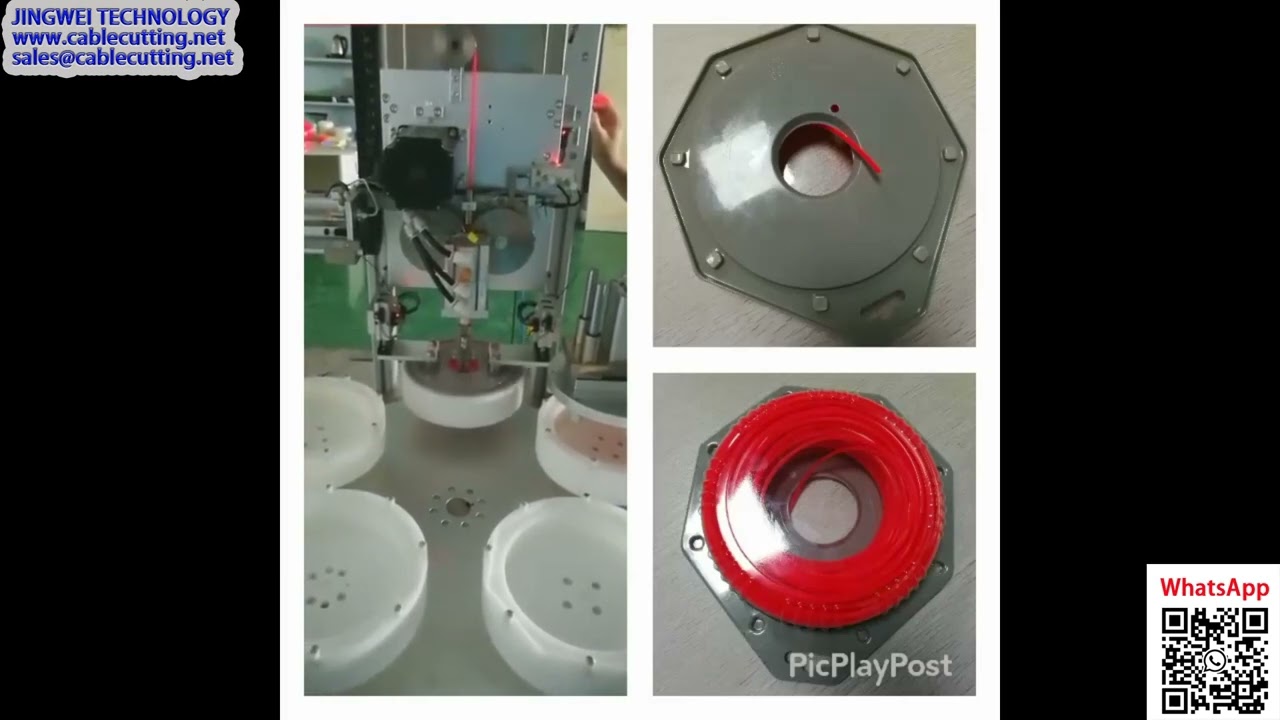 เครื่องพันสายตัดหญ้าอัตโนมัติสำหรับบรรจุภัณฑ์แบบ Snap-On Blister Pack