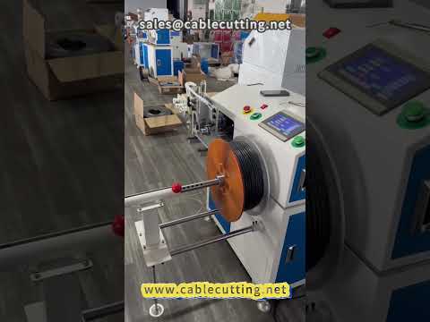เครื่องม้วนสายไฟประสิทธิภาพสูง | เครื่องจักรแปรรูปสายเคเบิล | ผู้ผลิตอุปกรณ์สายไฟและสายเคเบิล