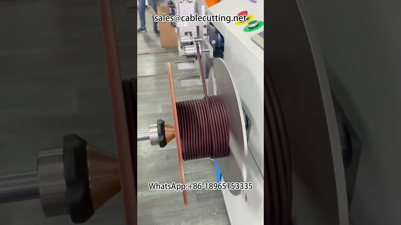 เครื่องม้วนสายสัญญาณเสียงพร้อมระบบนับเมตรอัตโนมัติ | อุปกรณ์จัดการสายไฟ #เครื่องม้วนสาย #สายไฟ
