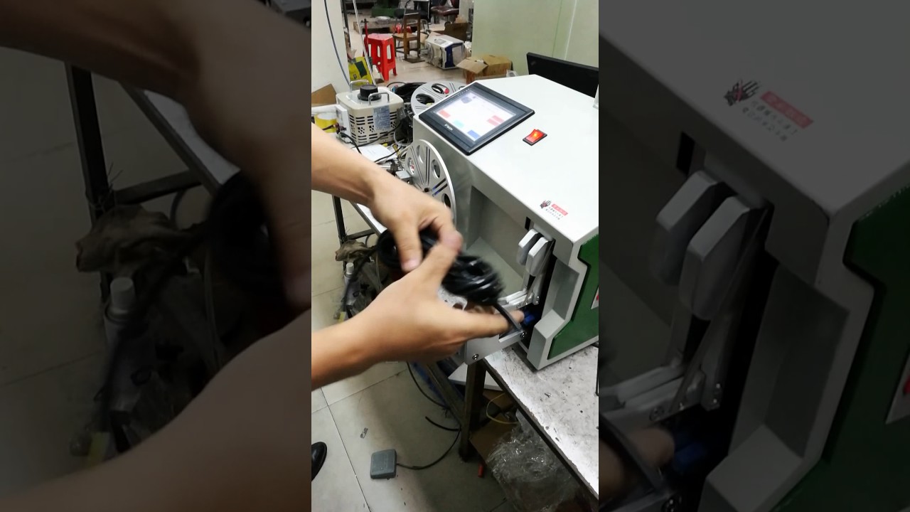 เครื่องม้วนขดลวดอัตโนมัติคุณภาพสูง | เครื่องคอยล์ลิ่งสำหรับสายไฟ - sales@cablecutting.net