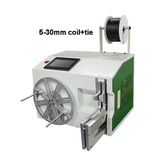 อุปกรณ์เครื่องกรอกลับและมัดสายไฟอัตโนมัติ WPM-212A